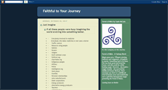 Desktop Screenshot of faithfultoyourjourney.blogspot.com