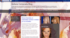 Desktop Screenshot of bellezacomprada.blogspot.com