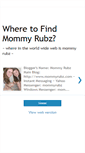 Mobile Screenshot of findmommyrubz.blogspot.com