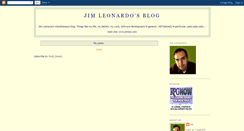 Desktop Screenshot of jimleonardo.blogspot.com