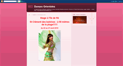 Desktop Screenshot of danses-orientales.blogspot.com