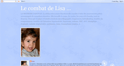 Desktop Screenshot of lecombatdelisa.blogspot.com