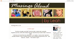 Desktop Screenshot of musings--aloud.blogspot.com