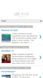 Mobile Screenshot of loveorrun.blogspot.com