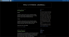 Desktop Screenshot of phils-fitness-journal.blogspot.com