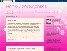 Tablet Screenshot of animaljamsurprises.blogspot.com