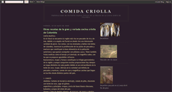 Desktop Screenshot of comidacrio.blogspot.com