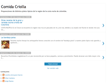 Tablet Screenshot of comidacrio.blogspot.com