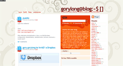 Desktop Screenshot of gorylong.blogspot.com