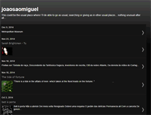 Tablet Screenshot of joaosaomiguel.blogspot.com