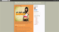 Desktop Screenshot of loquenosabiasmvs.blogspot.com