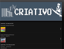 Tablet Screenshot of criativothe.blogspot.com