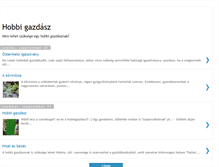 Tablet Screenshot of hobbigazda.blogspot.com