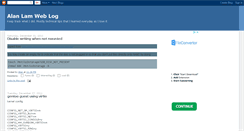 Desktop Screenshot of alanlam.blogspot.com