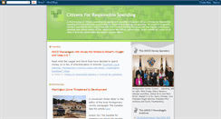 Desktop Screenshot of citizensforresponsiblespending.blogspot.com