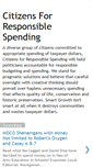 Mobile Screenshot of citizensforresponsiblespending.blogspot.com