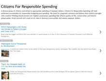 Tablet Screenshot of citizensforresponsiblespending.blogspot.com