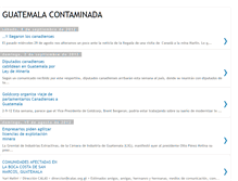 Tablet Screenshot of guatemalacontaminada.blogspot.com
