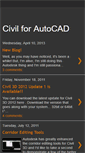 Mobile Screenshot of civilforautocad.blogspot.com