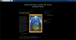 Desktop Screenshot of ironmaidenargentina.blogspot.com