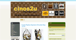 Desktop Screenshot of cinos2u.blogspot.com