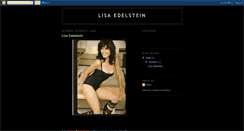 Desktop Screenshot of lisa--edelstein.blogspot.com
