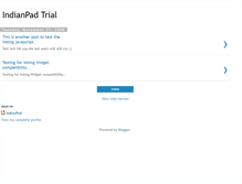 Tablet Screenshot of ipadtrial.blogspot.com
