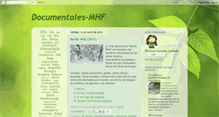 Desktop Screenshot of documentales-mhf.blogspot.com