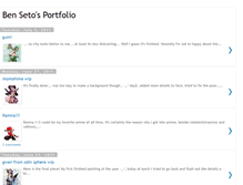 Tablet Screenshot of bensetosportfolio.blogspot.com