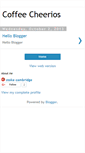 Mobile Screenshot of coffeencheerios.blogspot.com