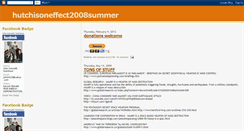 Desktop Screenshot of hutchisoneffect2008summer.blogspot.com
