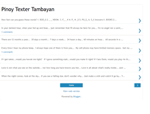 Tablet Screenshot of pinoytextertambayan.blogspot.com