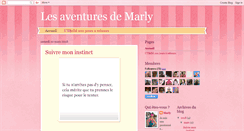 Desktop Screenshot of lesaventuresdemarly.blogspot.com