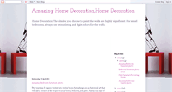 Desktop Screenshot of amazinghomedecoration.blogspot.com