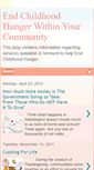 Mobile Screenshot of endchildhungerwithinyourcommunity.blogspot.com