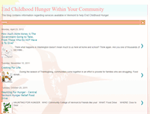 Tablet Screenshot of endchildhungerwithinyourcommunity.blogspot.com