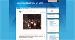 Desktop Screenshot of comentarios-arte.blogspot.com