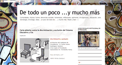 Desktop Screenshot of detodounpocoymuchisimomas.blogspot.com