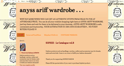 Desktop Screenshot of anyssariffshop.blogspot.com