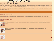 Tablet Screenshot of anyssariffshop.blogspot.com