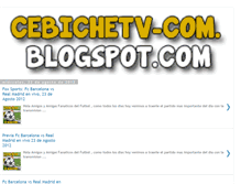 Tablet Screenshot of cebichetv-com.blogspot.com