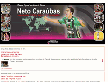 Tablet Screenshot of netocaraubas.blogspot.com