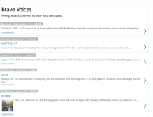Tablet Screenshot of bravevoices.blogspot.com