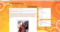 Desktop Screenshot of lilmssomething.blogspot.com