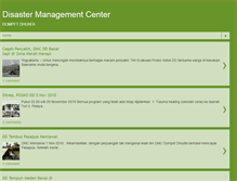 Tablet Screenshot of disastermanagementcenter.blogspot.com