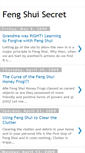 Mobile Screenshot of feng-shui-secret.blogspot.com