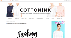Desktop Screenshot of cottonink.blogspot.com