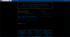 Desktop Screenshot of abapinterveiw.blogspot.com