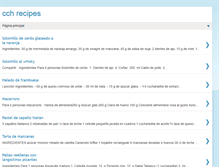 Tablet Screenshot of cchrecipes.blogspot.com