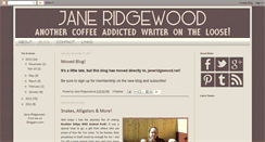 Desktop Screenshot of janeridgewood.blogspot.com